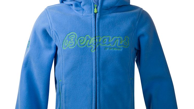 Bryggen Kids Jacket - Sky Blue/Lime Zest