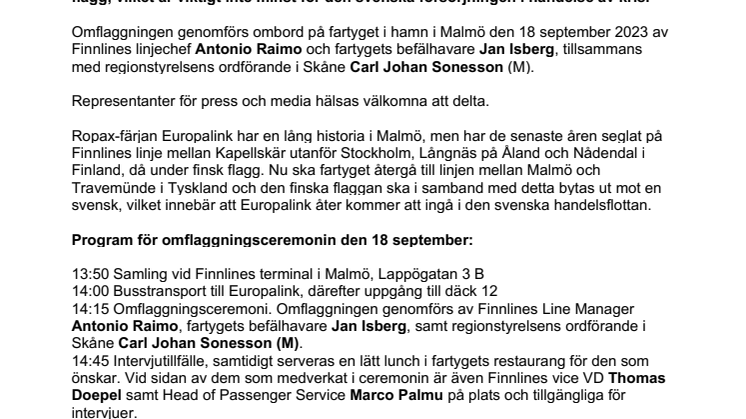 Pressinbjudan: Omflaggning av M/S Europalink 18.09.pdf