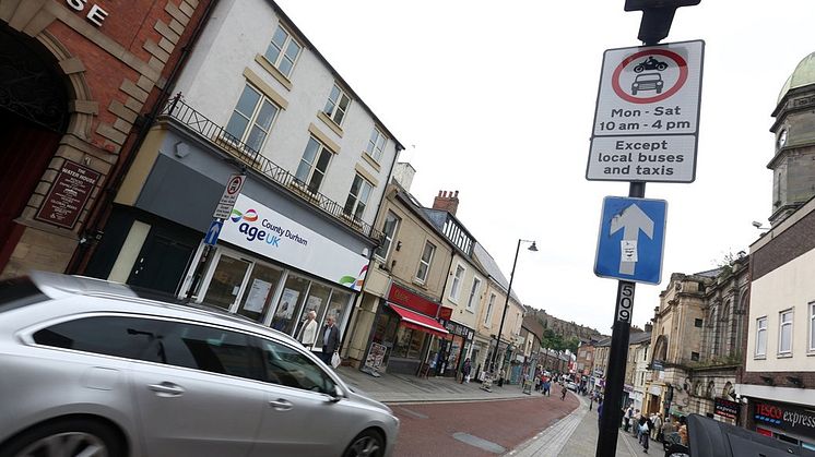 Roadworks at North Road and Milburngate in Durham from 3 October
