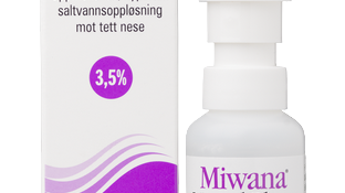 Miwana nesespray 3,5 % mentol