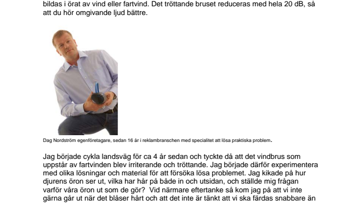 Månadens innovatör hos smartasaker.se i juli 2013 Dag Nordström