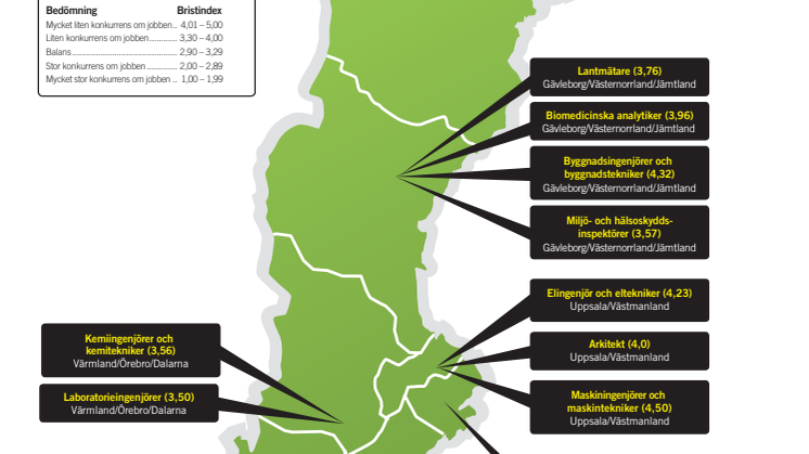 Här har du störst chans att få jobb 2013