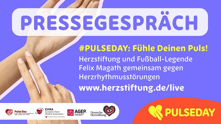 Deutsche Herzstiftung und Fußball-Legende Felix Magath gemeinsam gegen Herzrhythmusstörungen – Online-Pressegespräch 