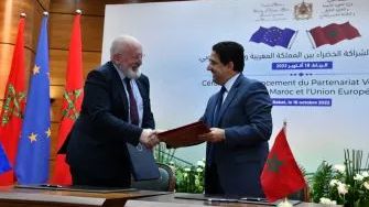 THE SIGNING OF A MEMORANDUM OF UNDERSTANDING ON THE ESTABLISHMENT OF A MOROCCO-EU GREEN PARTNERSHIP