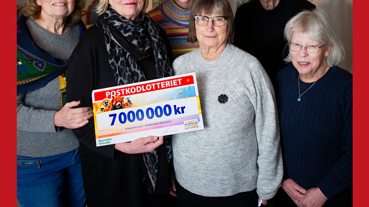 Qigonggruppen i reumatikerföreningen Botkyrka-Huddinge-Salem tackar för årets basstöd från Postkodlotteriet. Fotograf: Erik Thor  