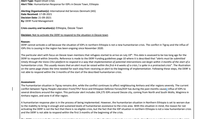 21-003-RO_Decision _not_to_activate_DERF-IDPs in Dessie town-Ethiopia.pdf