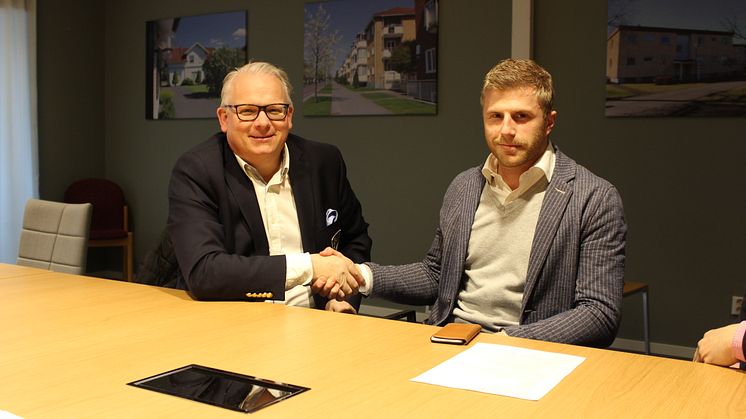 Kontraktskrivning totalentreprenör för kv Städet