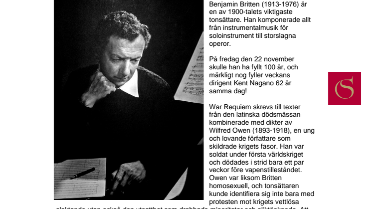 100 år: gay pacifist med vänstersympatier