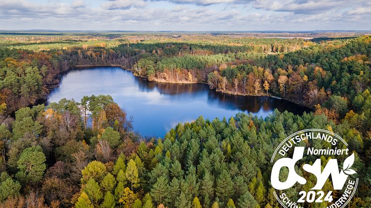 Der Paul-Gerhardt-Weg von Berlin nach Lübben durch das Dahme-Seenland ist als einziger Wanderweg Brandenburgs für den Titel „Deutschlands schönster Wanderweg 2024“ nominiert. (Bild: Michael Zalewski / Landkreis Dahme-Spreewald)