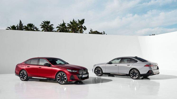 Helt nye BMW i5 lanseres i to varianter, BMW i5 eDrive40 og BMW i5 M60.
