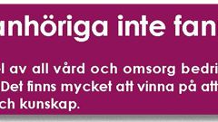 Pressinbjudan - Mötesdag om anhörigfrågor i Sundsvall