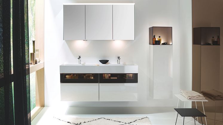 burgbad verbreitet mit seiner neuen Kollektion Yumo im Bad echte Wohnzimmer-Atmosphäre. 
