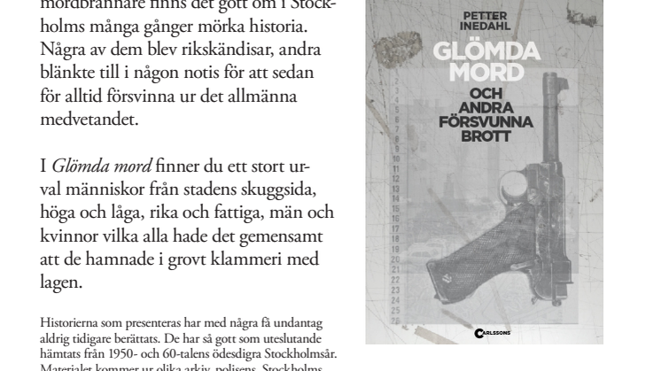 Glömda mord och andra försvunna brott 