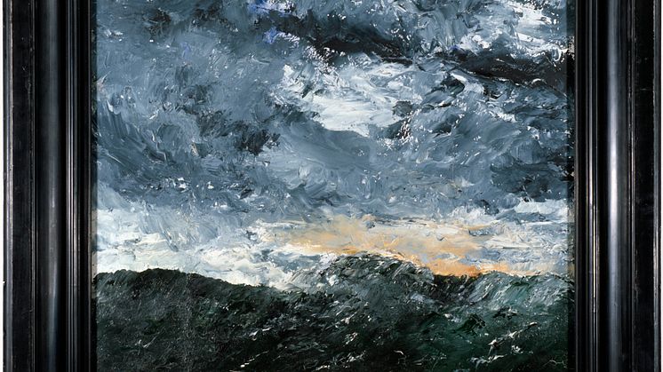 August Strindbergs dubbelsidiga oljemålning "Vågen VI, Vågen VIII", från 1902 finns i Nordiska museets samlingar.
