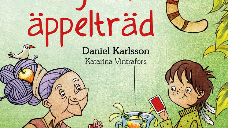 Signes Äppelträd, skriven av Daniel Karlsson och illustrerad av Katarina Vintrafors