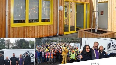 Lindab support DIY SOS: Big Build for Children in Need