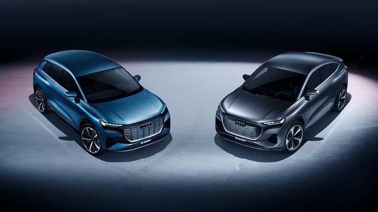 Audi Q4 e-tron concept og Audi Q4 Sportback e-tron concept