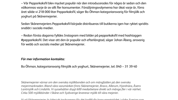 Pepparkaksfilen är här – Nu kan julen komma