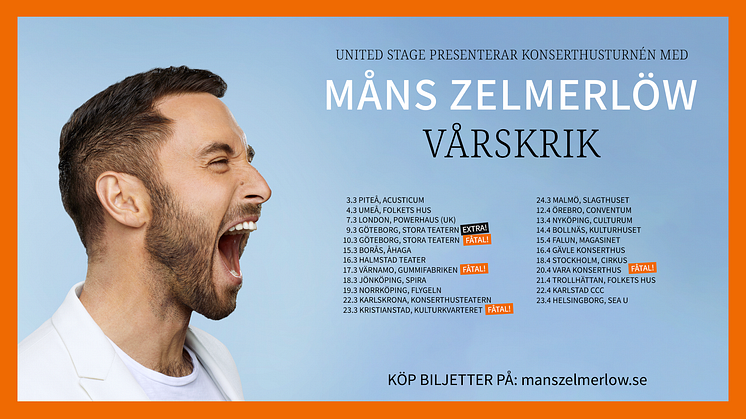 Måns Zelmerlöw Vårskrik