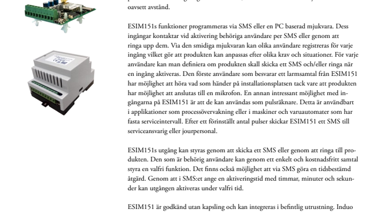 SMS styrning ger mer möjligheter