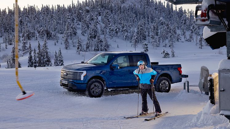 Ford F-150 Lightning Norge vinter 2023