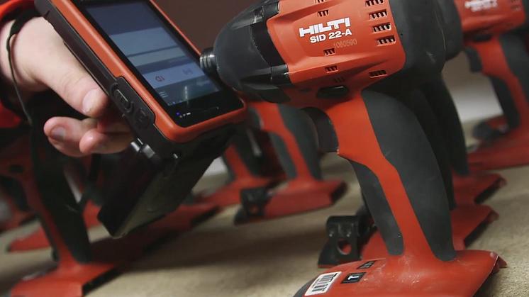 Med transparens kommer effektivitet – Hilti lanserar en komplett lösning för hantering av  inventarier