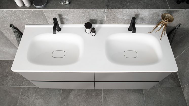 Vedum Badrum - Flow 1500 antracitgrå