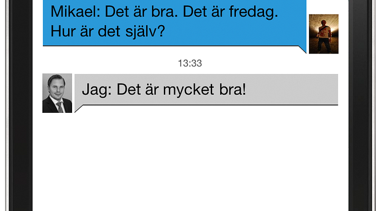 Uno Mobil iPhone app chatt