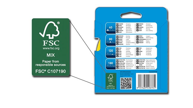 FSC-certifierat slippapper - Produkt 1