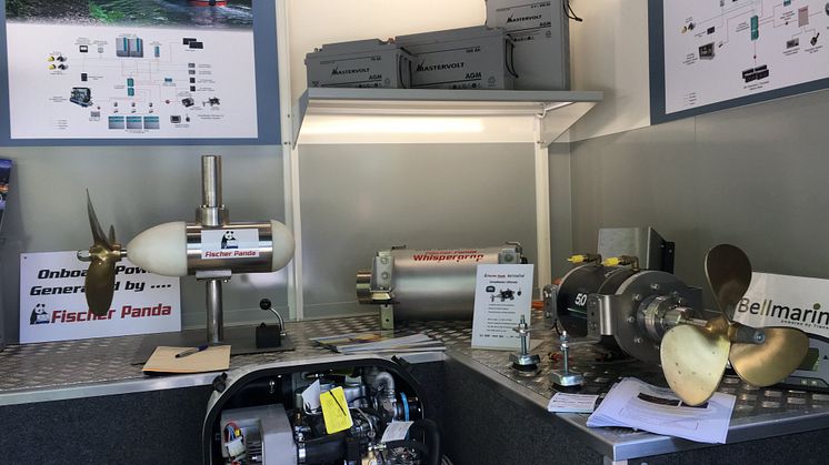 Image - Fischer Panda UK - Complete systems specialist Fischer Panda UK reported a record number of visitors to its new demo trailer at this year’s Crick Boat Show