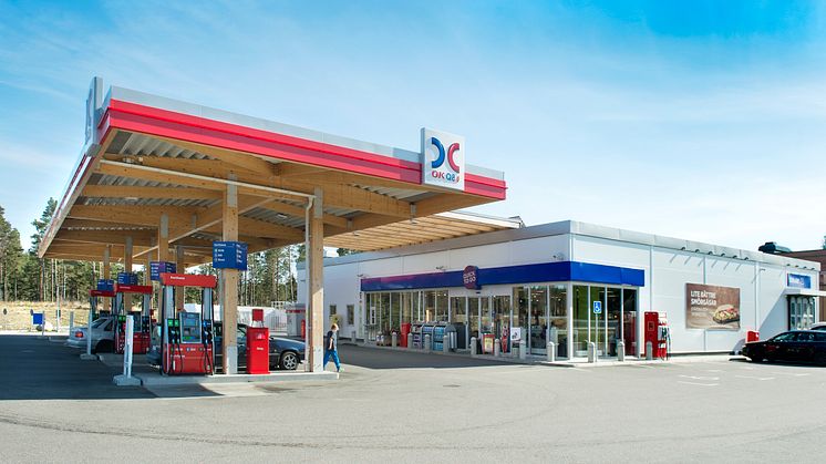 OKQ8 väljer RO-Gruppen för ombyggnationer till nytt butikskoncept.