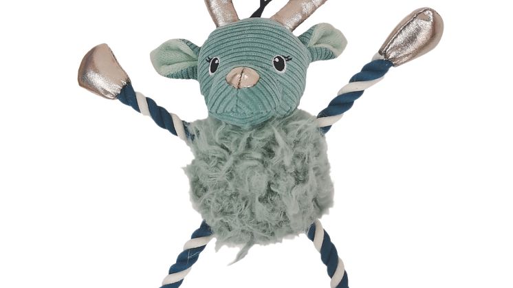 Bark-a-Boo BerryFrost Dog Toy RopeLimbs Reindeer S