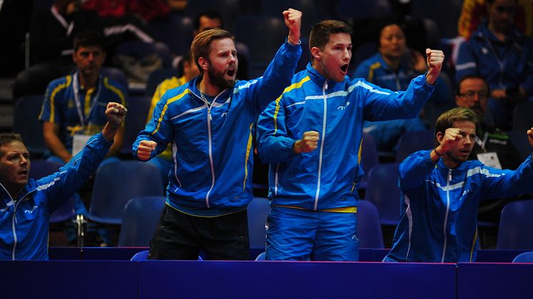 Det svenska herrlandslagets matcher i lag-VM i Halmstad 2018 sänds i SVT. Foto: Manfred Schillings