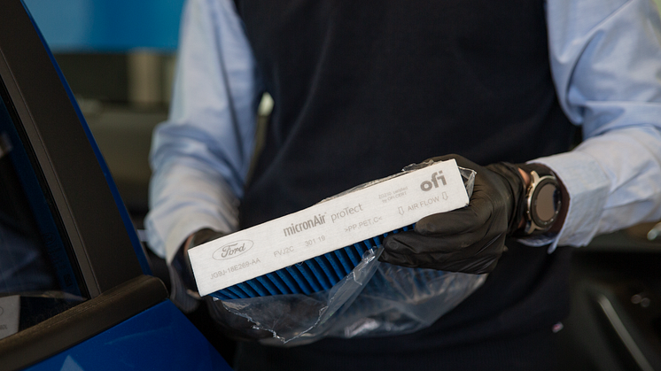 Filtr Ford micronAir proTect poskytuje nejlepší možnou ochranu proti virům