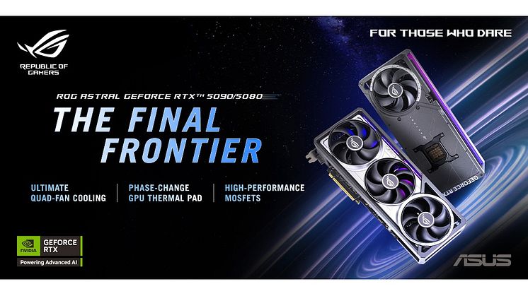 ASUS Announces NVIDIA GeForce RTX 50 Series Graphics Cards 