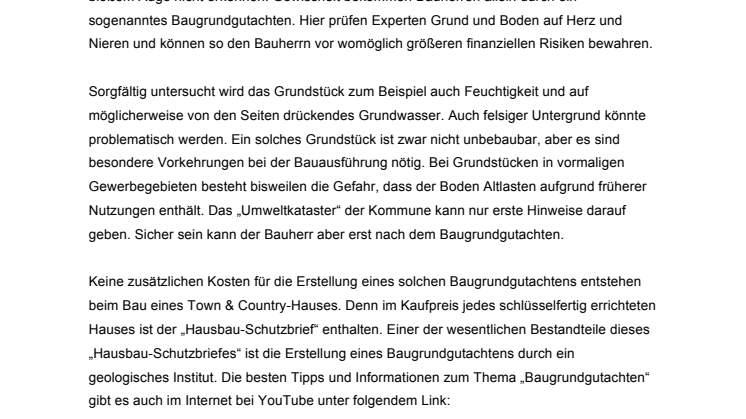 Report Bauen und Wohnen - November