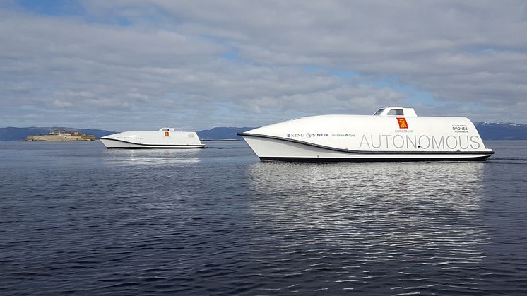 KONGSBERG’s Ocean Space Drones 1 and 2 will be important test platforms in the H2H project