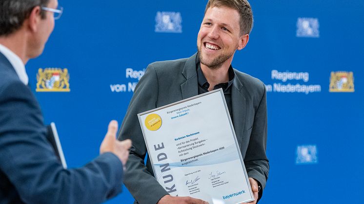 Hat einen alten Bungalow in ein Smart Home verwandelt: Korbinian Nachtmüller erhielt den Bürgerenergiepreis 2020. An wen geht der Preis im kommenden Jahr?