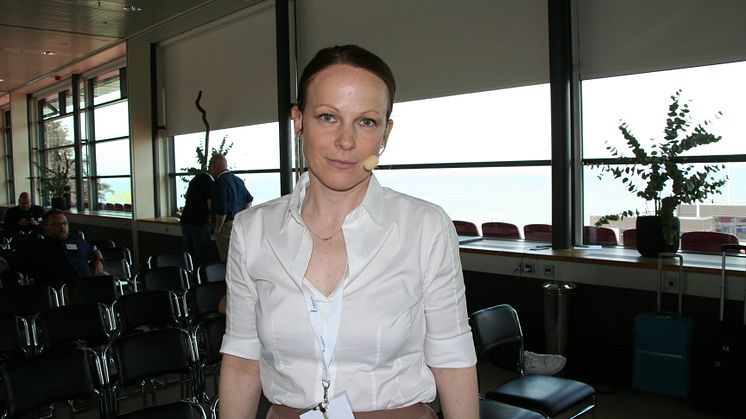Kajsa Ryttberg-Wallgren är ansvarig för vätgas- och järndivisionen, på H2 Green Steel. Den gröna vätgasen får en avgörande betydelse, då åtta procent av dagens koldioxidutsläpp kommer från stålindustrin. Bild: Marie Louise Aaröe