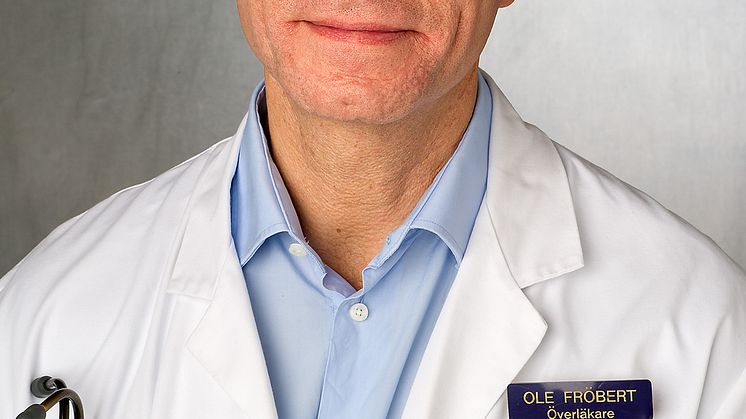 Ole Fröbert, professor och överläkare vid Universitetssjukhuset i Örebro
