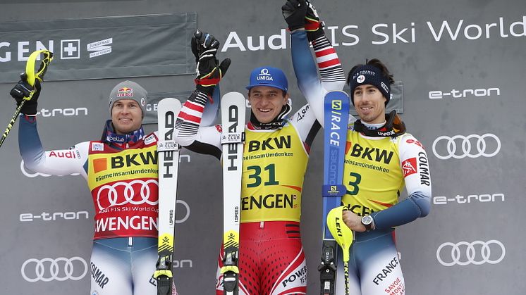 Zwei Siege für die HEAD World Cup Rebels in Wengen