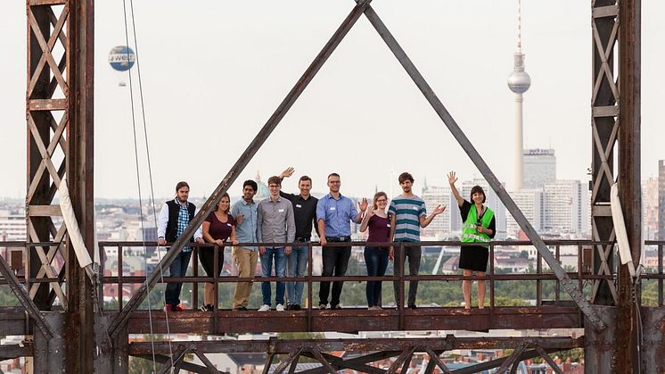 Besichtigungstour neben der kreativen Arbeit auf dem EUREF-Campus 