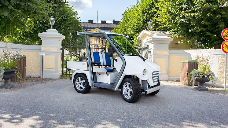 Eldrivna arbetsfordonet PRO Litium Carrier
