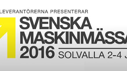 Svenska Maskinmässan - besök Volvo och Swecon på Solvalla 2-4 juni 2016