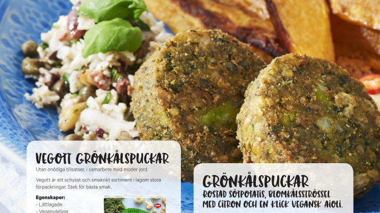 Favorit Vegott recept Grönkålspuckar