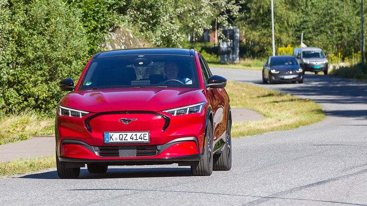 Ford Mustang Mach-E  preproduksjonsbil, Norge, Sommeren 2020