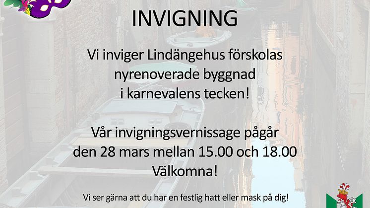 Var med på invigning av Lindängehus förskola – möjligheternas arena