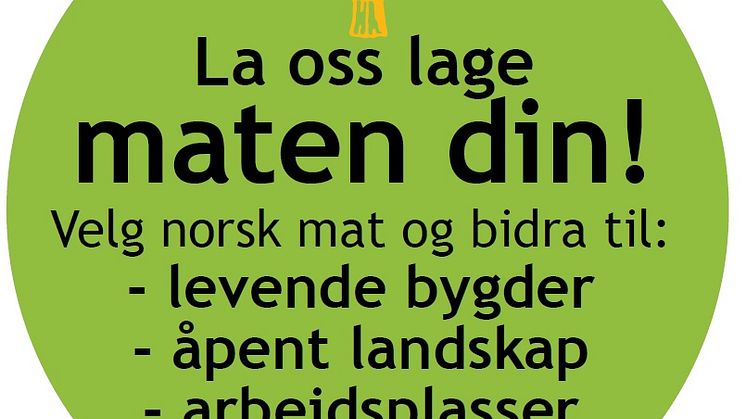 Klistremerke La oss lage maten din 