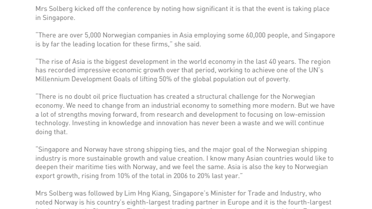 Norway-Asia Business Summit 2016 - Pictures and Summary Article