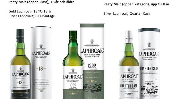 Laphroaig priser Stockholm Beer & Whisky Festival 2014